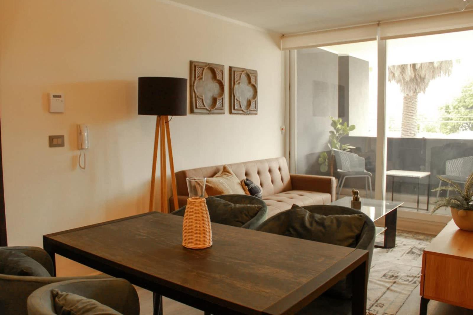 Hom I Amplio Y Comodo Depto 2d2b Nunoa 3pax Apartamento *