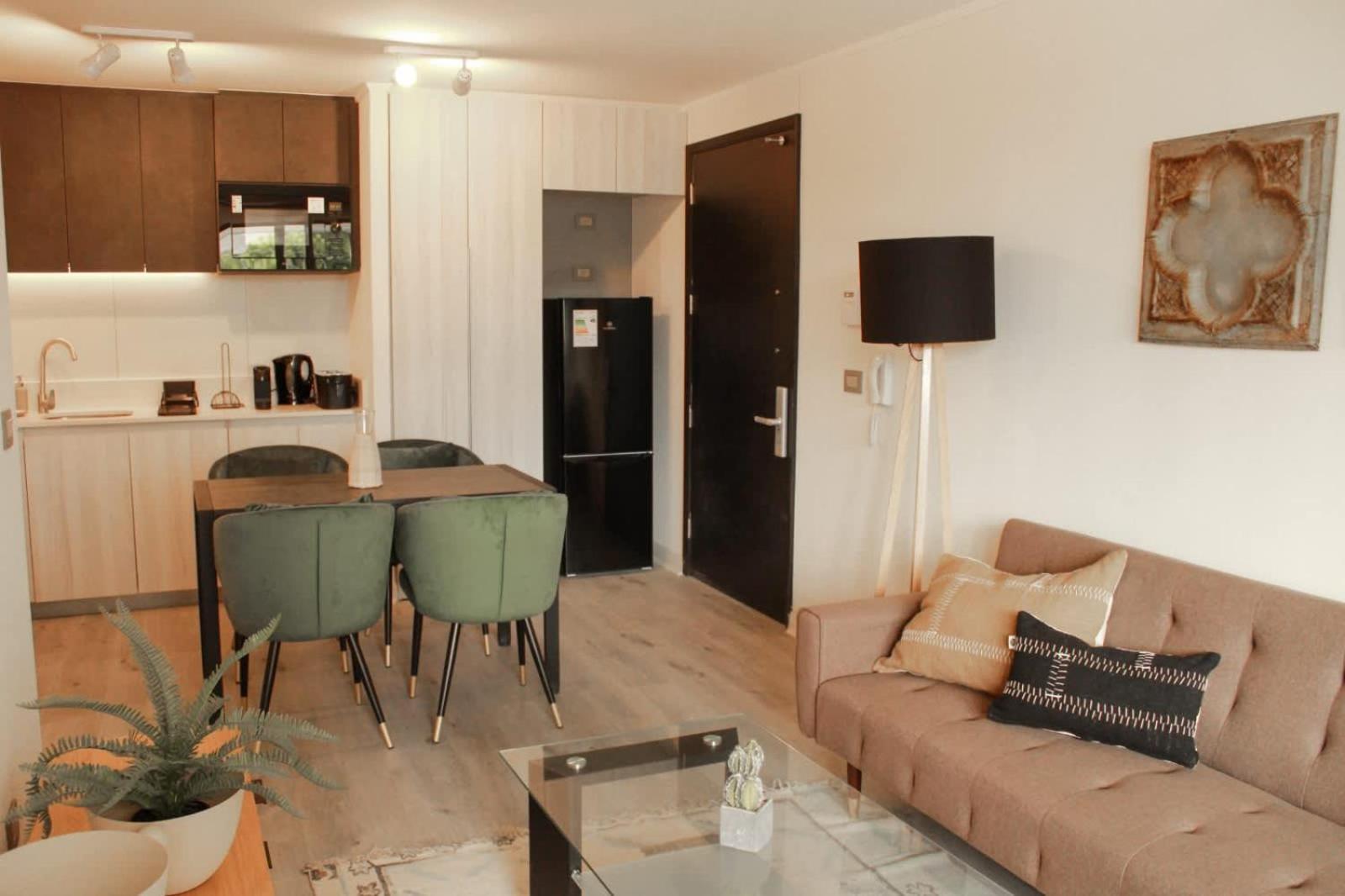 Apartamento Hom I Amplio Y Comodo Depto 2d2b Nunoa 3pax